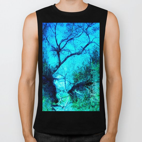 Upside Down World. © S. Montague. Biker Tank