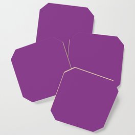 Happy Purple Coaster