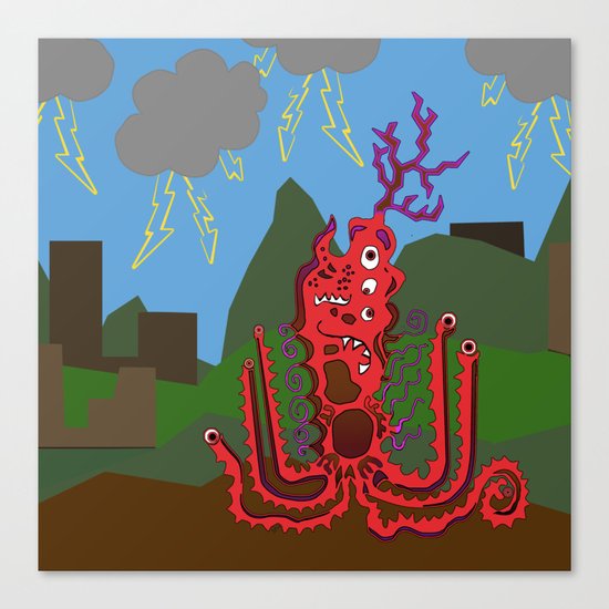 Bad Night Canvas Print