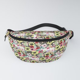 Flower Pugs Fanny Pack