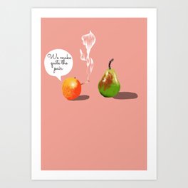 Fruity Banter Art Print