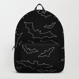 Bats Pattern Kids Spooky Print Backpack