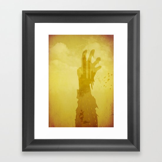 Abandoned Highway Framed Art Print
