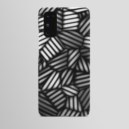 Grayscale Leaves Pattern Android Case