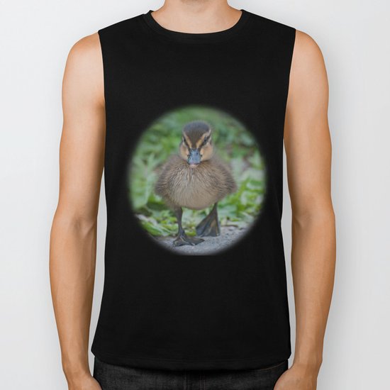 Happy Quacky Duckling Biker Tank