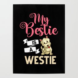 West Highland Terrier Gift Westie Dog Poster