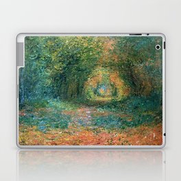 Monet The Undergrowth in the Forest of Saint-Germain Laptop Skin