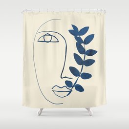 Abstract Face Shower Curtains For Any Bathroom Decor Society6