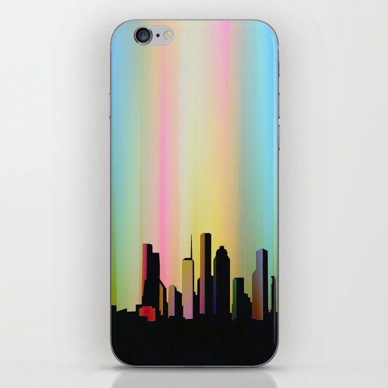 Cityscape through the veil iPhone & iPod Skin