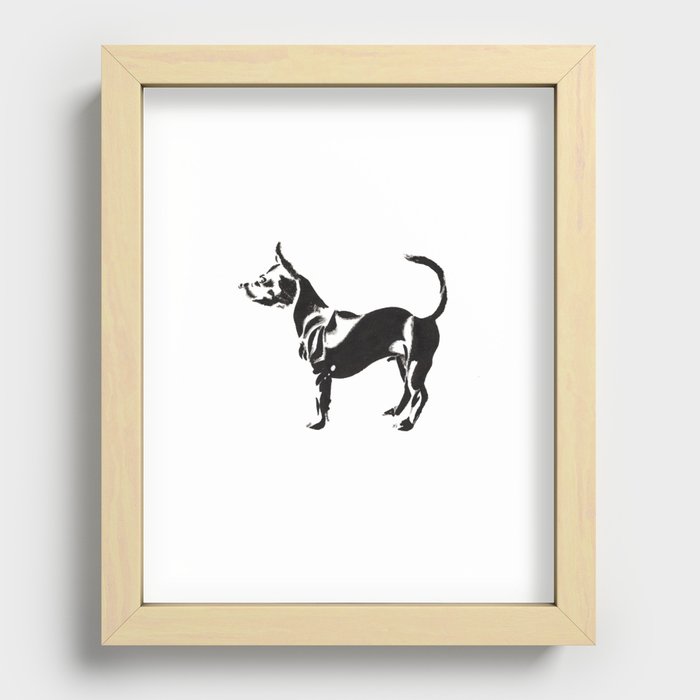 Chihuahua Recessed Framed Print