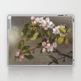 Hummingbird and Apple Blossoms Laptop Skin