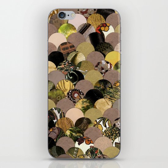 Autumn Scalloped Pattern iPhone & iPod Skin