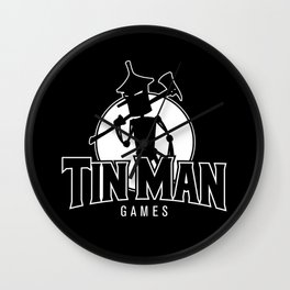 Tin Man Games logo Wall Clock