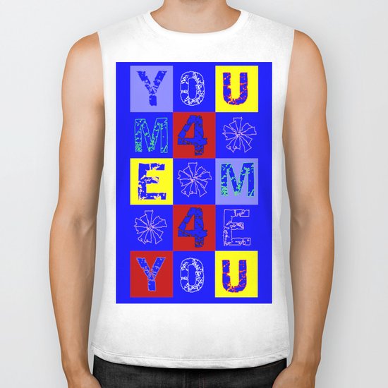 WORDSEARCH LOVE_U4MEME4U Biker Tank