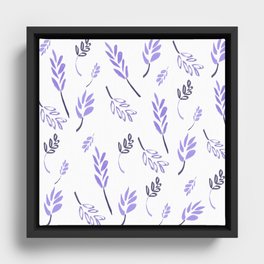 Romantic Lavender Framed Canvas