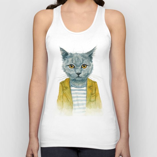 Kitty Unisex Tank Top