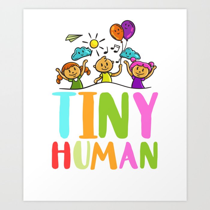 Daycare Provider Childcare Babysitter Thank You Art Print