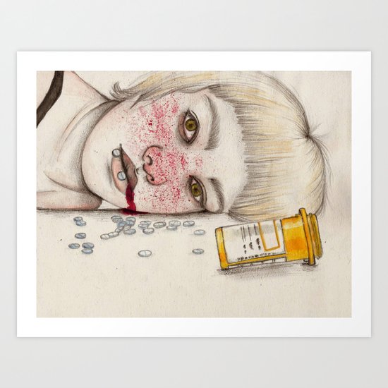 Suicide Art Print