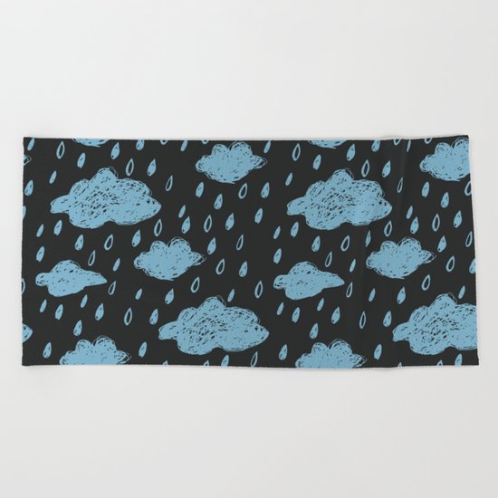Rainy Day Beach Towel