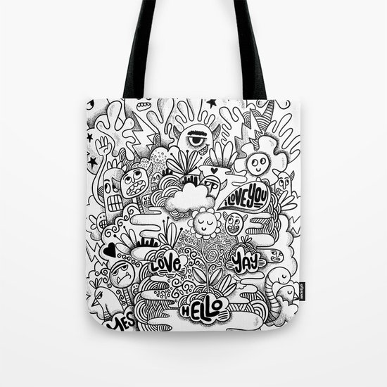 Monster gang Tote Bag
