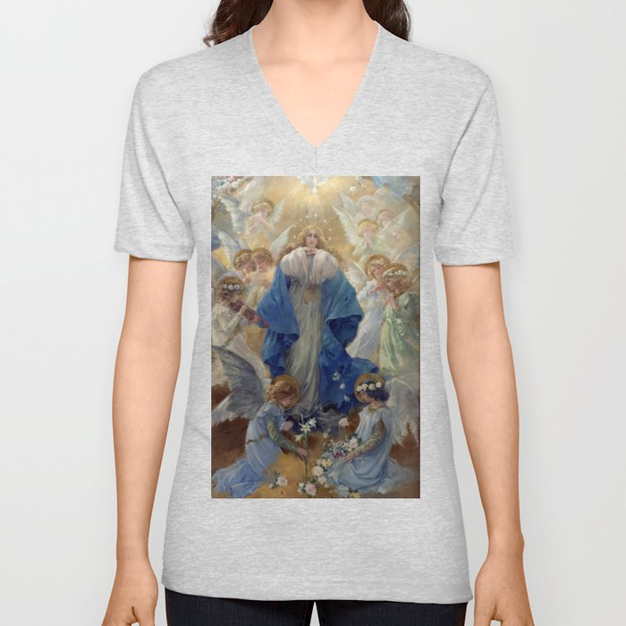 The Immaculate Conception - Ramón Pulido V Neck T Shirt