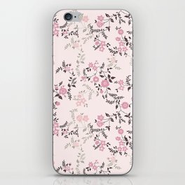 Pink Floral iPhone Skin