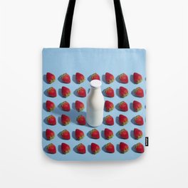 Strawberry milkshake Tote Bag