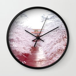 Sakura Tree Wall Clock