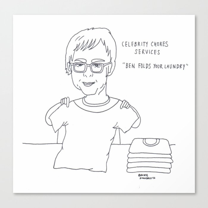 Ben Folds your laundry Canvas Print