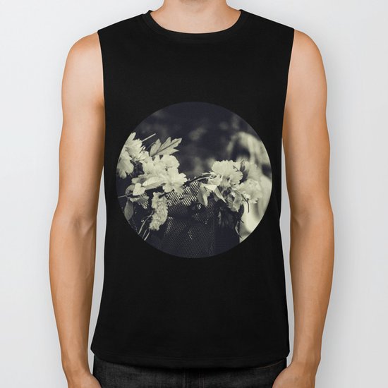 Basket with flowers Biker Tank