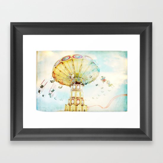 Step back into fun Framed Art Print