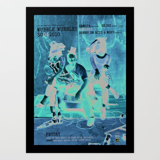 Wubble Wubble ANALOG zine Art Print