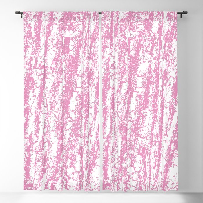 Modern Abstract Pastel Pink White Tree Bark Texture Blackout
