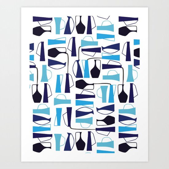 pouring pots Art Print