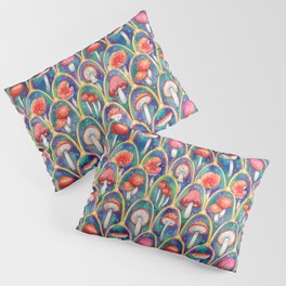Luxury abstract mushroom pattern - original Pillow Sham
