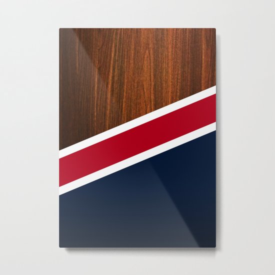 Wooden New England Metal Print