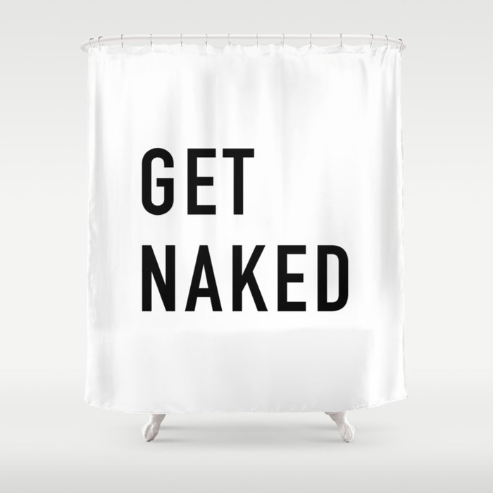 Get Naked Shower Curtain