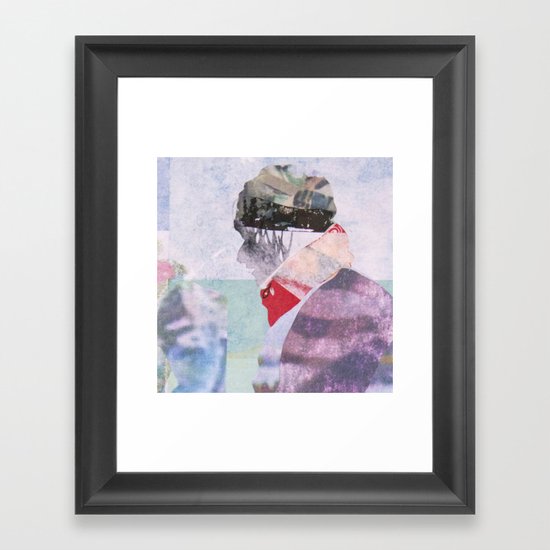 Precipice (detail) Framed Art Print