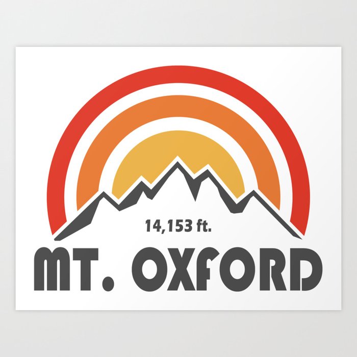 Mt. Oxford Colorado Art Print