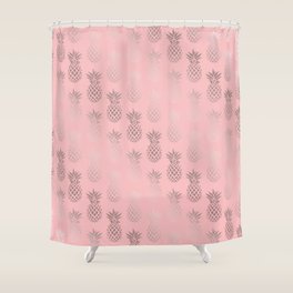 Gold Pineapple Shower Curtains For Any Bathroom Decor Society6