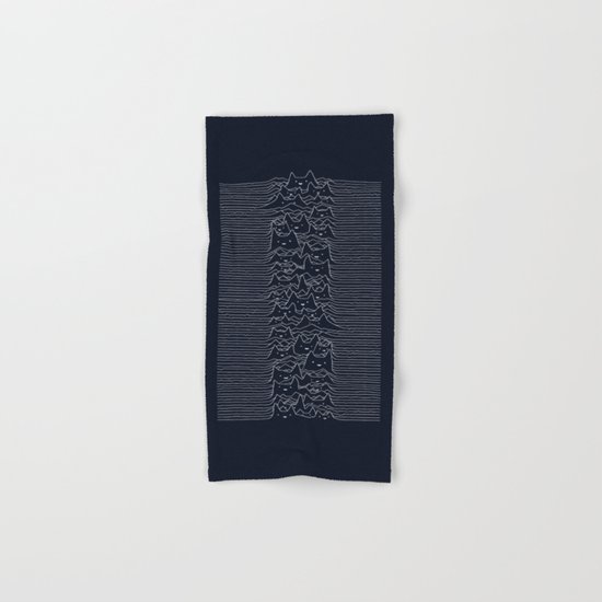 Furr Division Cats (Dark Blue) Hand & Bath Towel