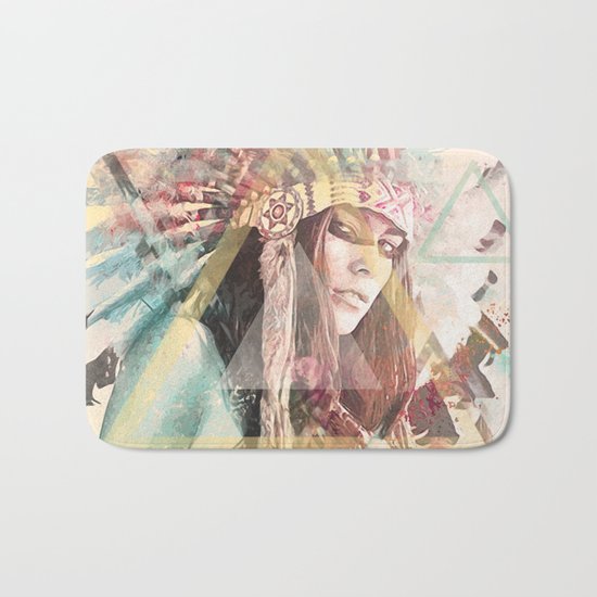 IND Girl Bath Mat
