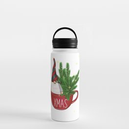 Santa in a Cup! Water Bottle