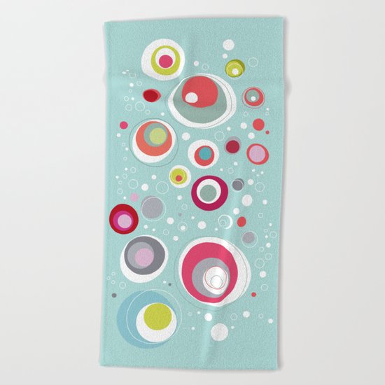 Bubbles Beach Towel