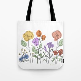 Floral Garden Tote Bag