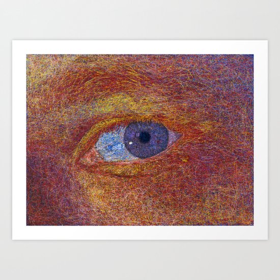 String theory color study I Art Print