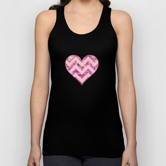 Girly Pink Unisex Tank Top