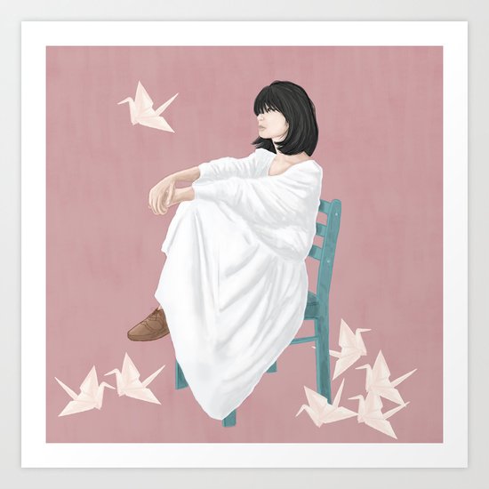 waiting Art Print