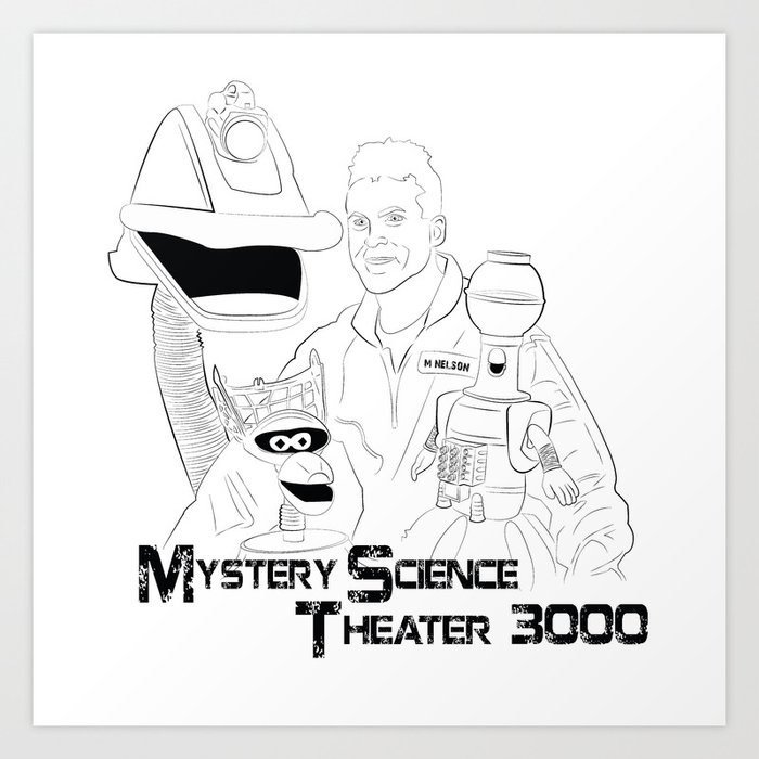 Mystery Science Theater 3000 Art Print