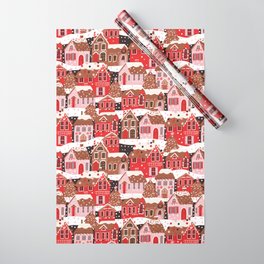 Gingerbread Village Wrapping Paper